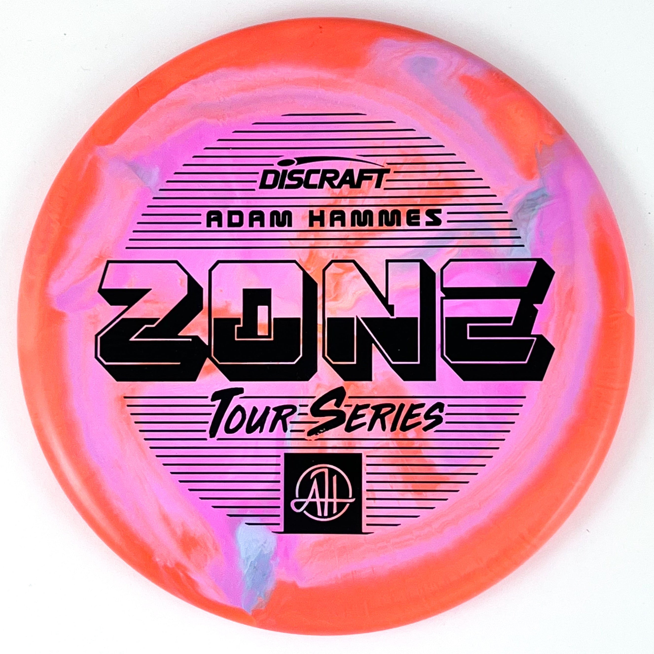 Orange 2022 Adam Hammes Tour Series Zone by Discraft.