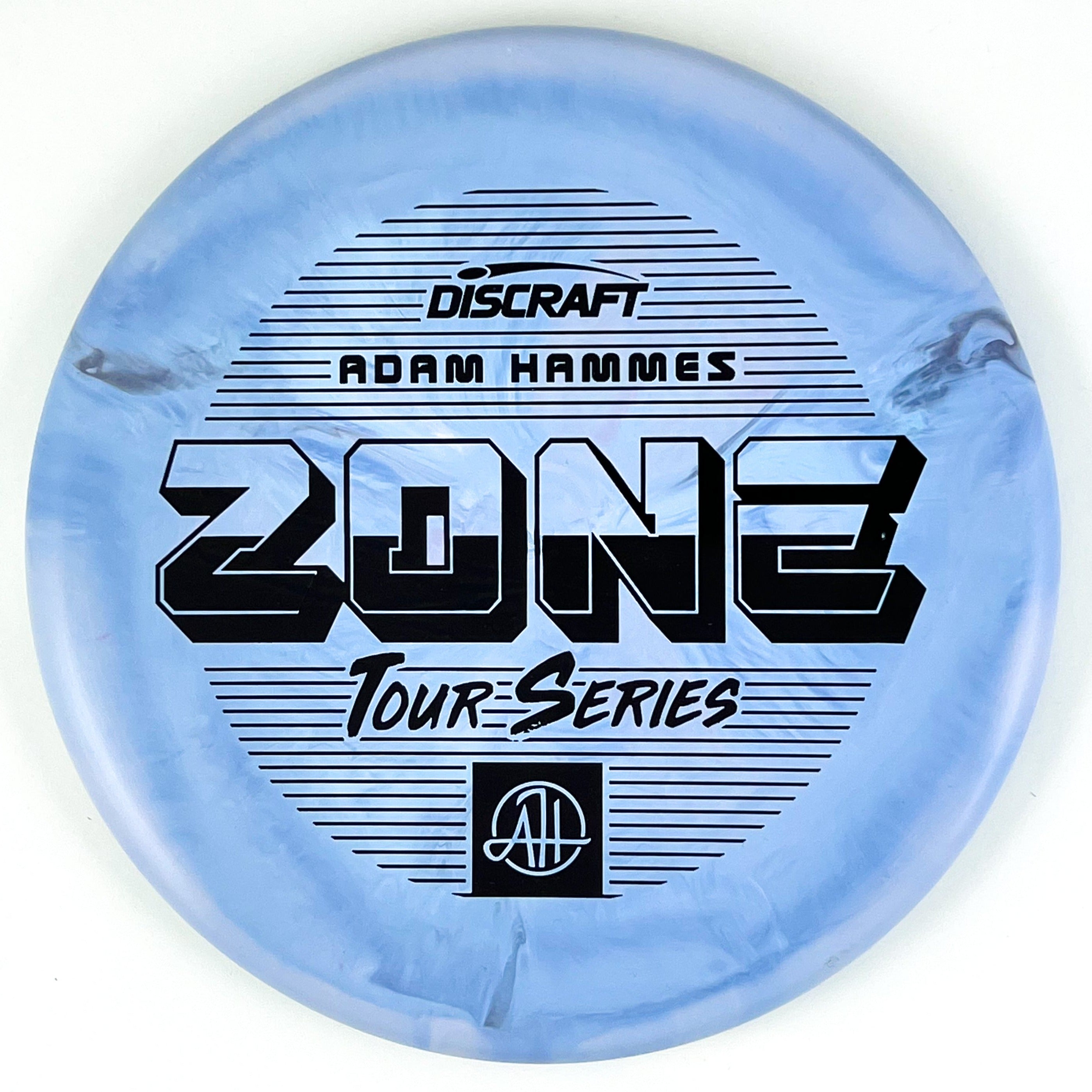Blue 2022 Adam Hammes Tour Series Zone by Discraft.