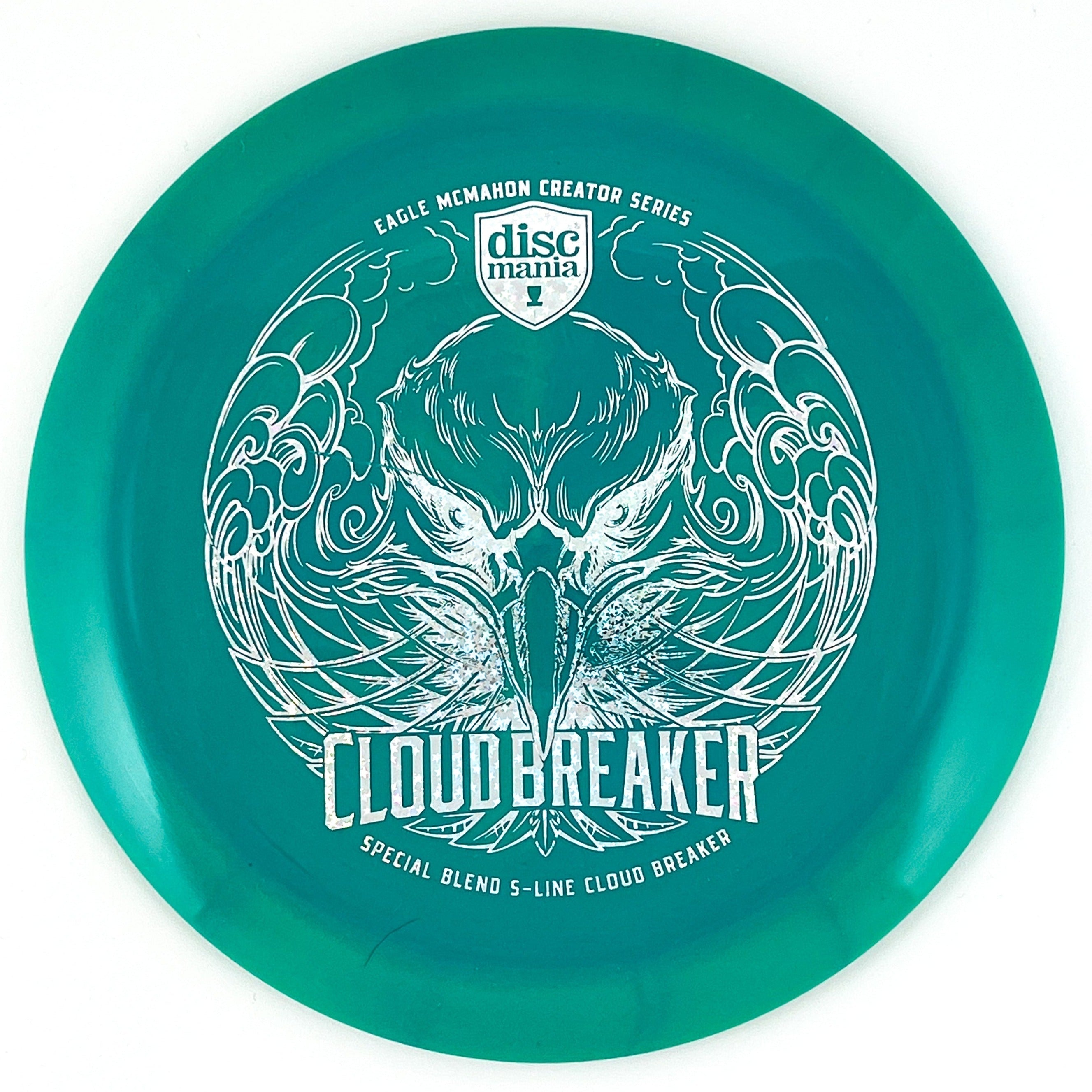 Teal Eagle McMahon Creator Series Cloud Breaker disc golf distance driver by Discmania Golf Discs.
