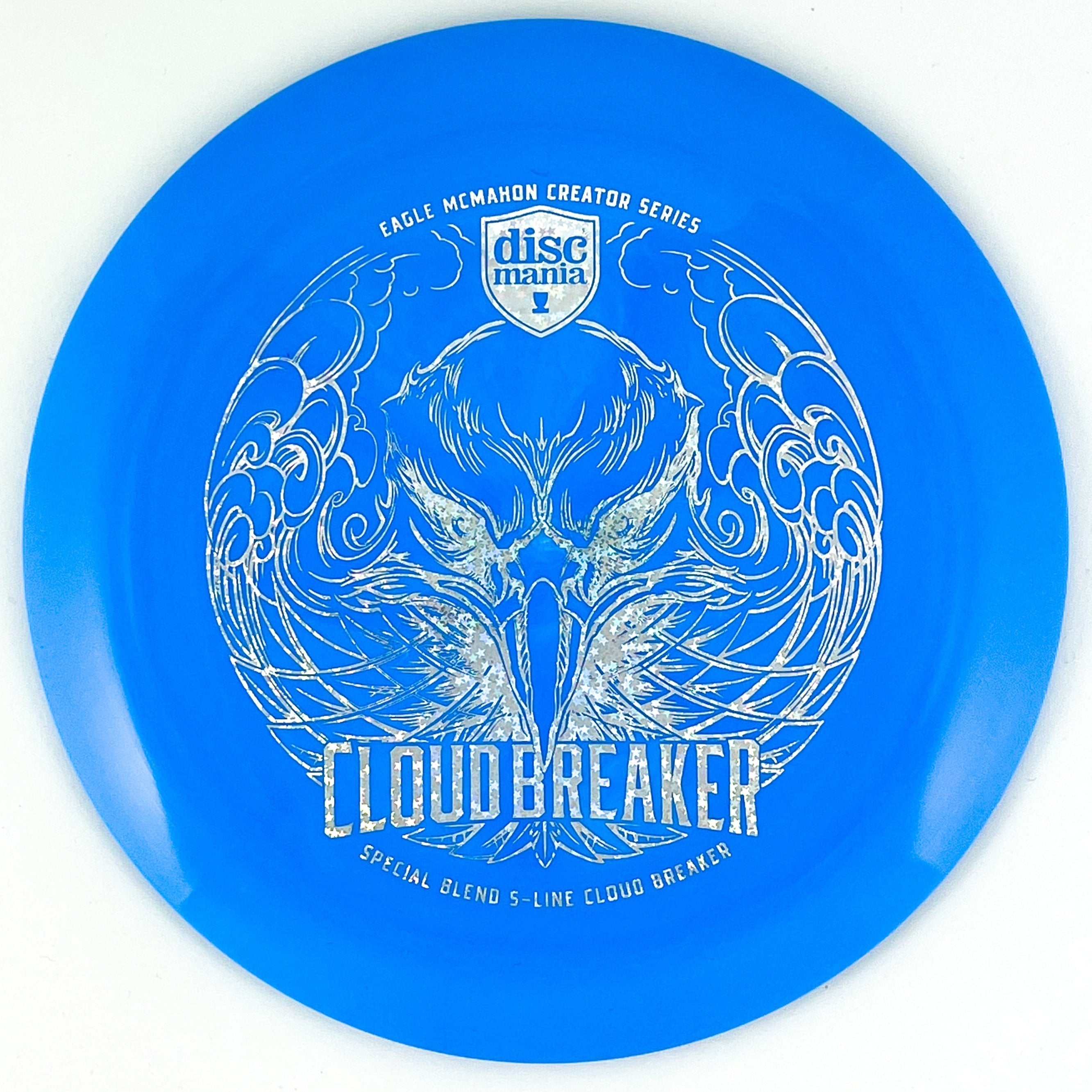 Blue Eagle McMahon Creator Series Cloud Breaker disc golf distance driver by Discmania Golf Discs.