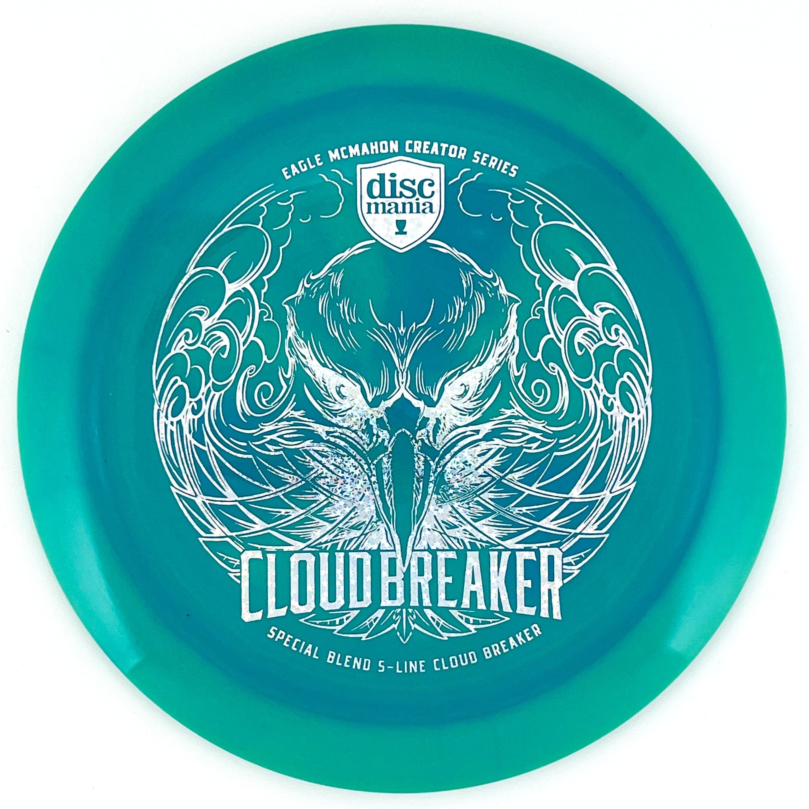 Teal Eagle McMahon Creator Series Cloud Breaker disc golf distance driver by Discmania Golf Discs.