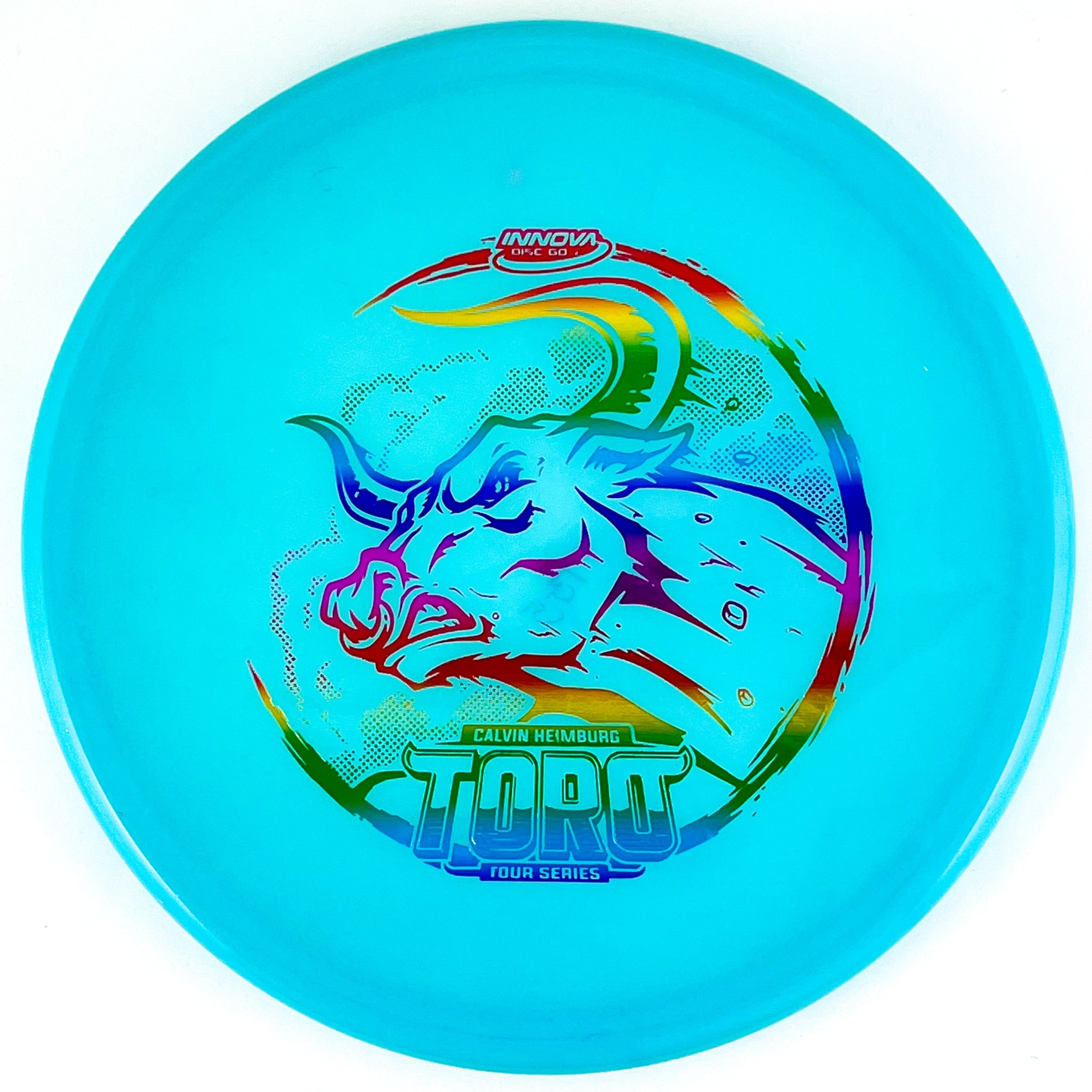 2022 Calvin Heimburg Colour Glow Toro disc golf putt and approach disc by Innova Champion Discs.