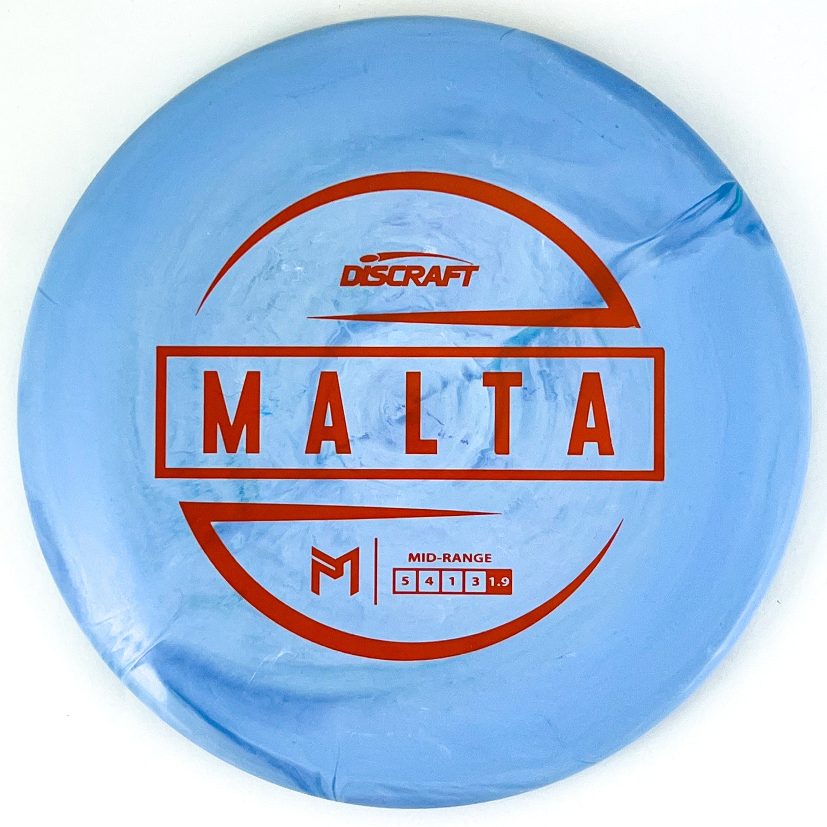 Paul McBeth ESP Malta disc golf midrange disc by Discraft.