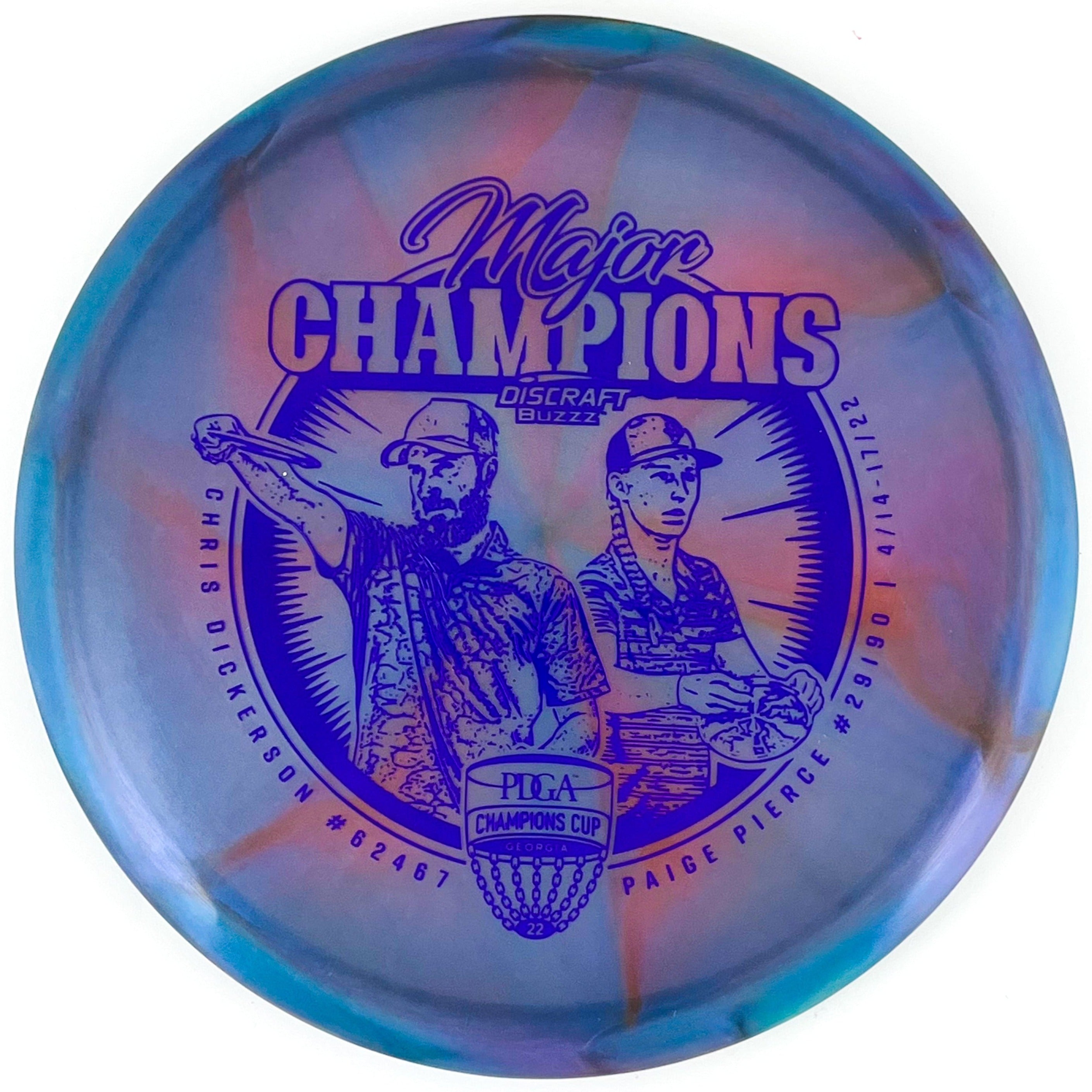 2021 Champions Cup Commemorative Special Blend Buzzz disc golf midrange disc by Discraft.