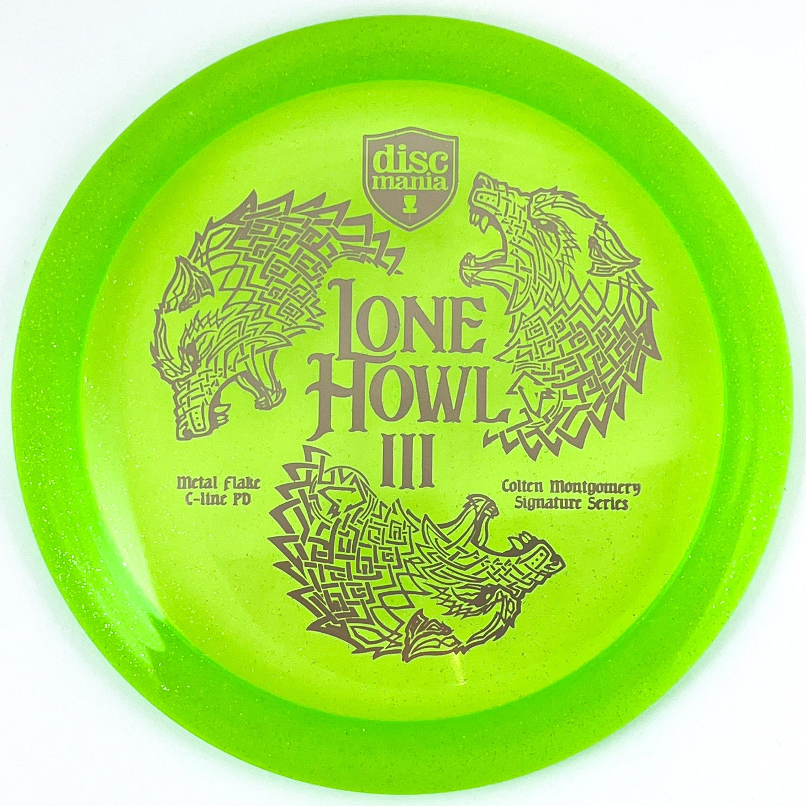 Colton Mongomery Signature Series Lone Howl 3 | Metal Flake C-Line PD disc golf fairway driver by Discmania Golf Discs.