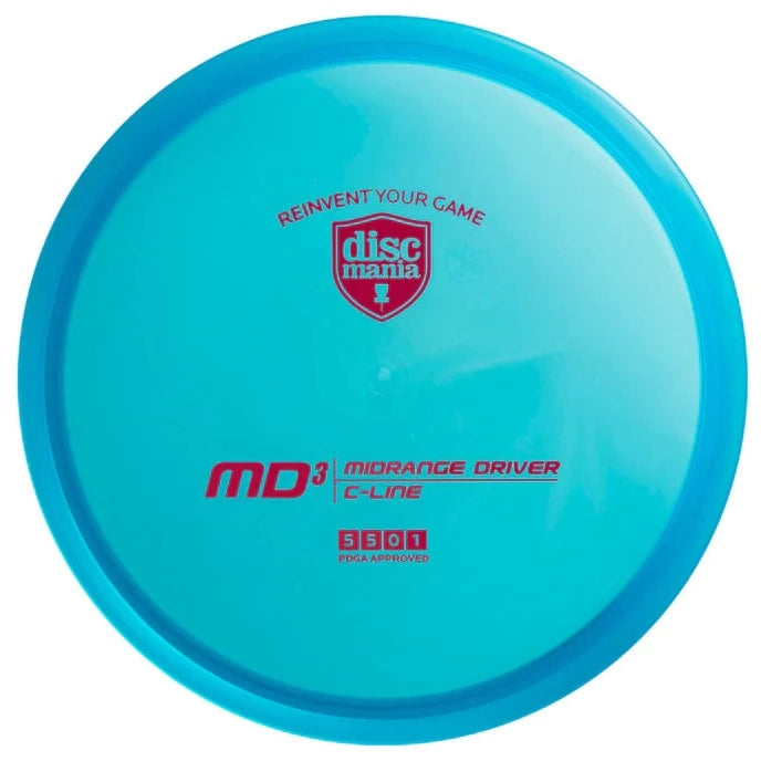 Blue C-Line MD3 disc golf midrange disc by Discmania Golf Discs.